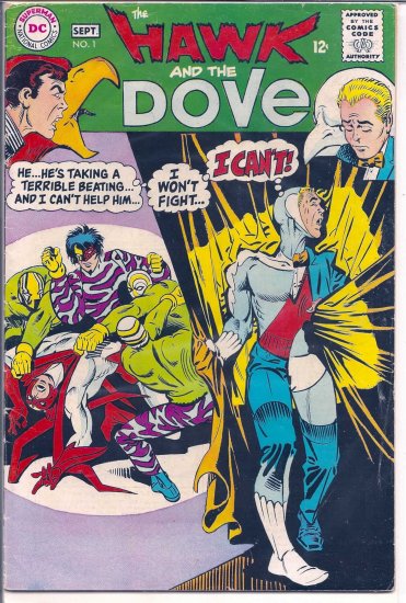 HAWK AND THE DOVE # 1, 3.0 GD/VG
