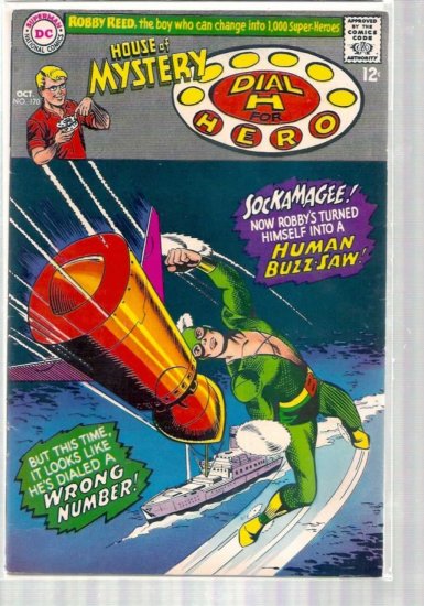 HOUSE OF MYSTERY # 170, 5.5 FN -