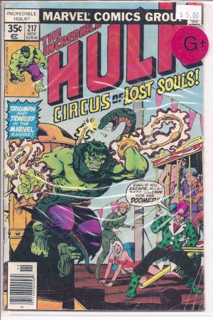 Incredible Hulk # 217, 2.5 GD + 