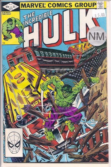 Incredible Hulk # 274, 9.2 NM -