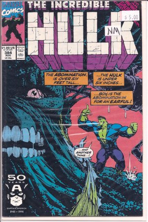 Incredible Hulk # 384, 9.4 NM 