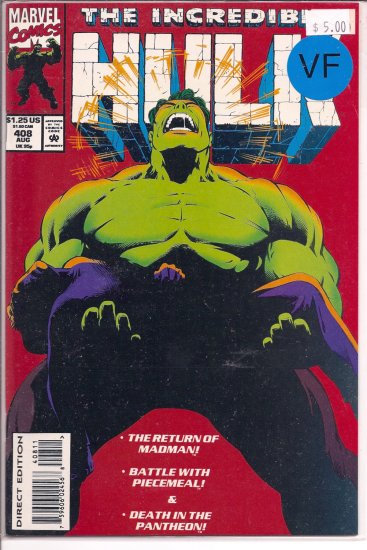 Incredible Hulk # 408, 8.0 VF