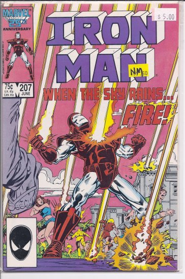 Iron Man # 207, 9.4 NM