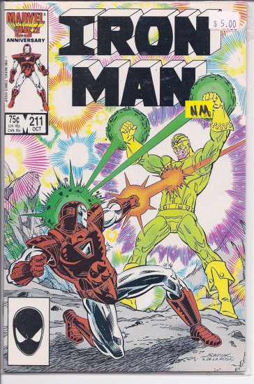 Iron Man # 211, 9.4 NM