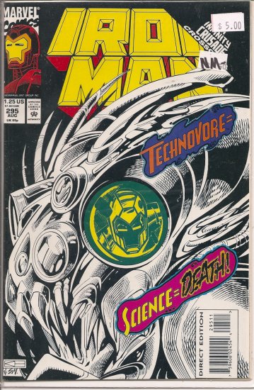 Iron Man # 295, 9.2 NM -