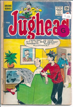Jughead # 129, 2.0 GD 