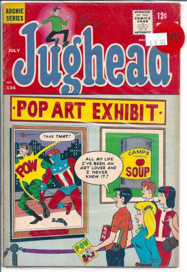 Jughead # 134, 4.0 VG