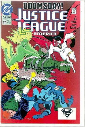 JUSTICE LEAGUE # 69, 9.0 VF/NM 