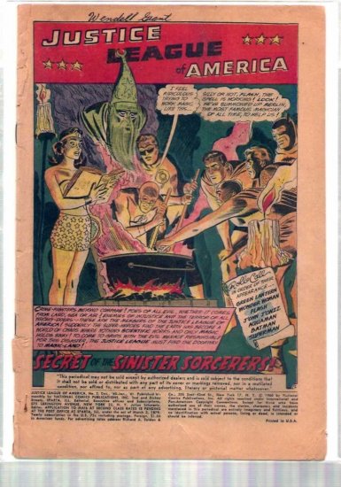 JUSTICE LEAGUE OF AMERICA # 2, 0.5 PR