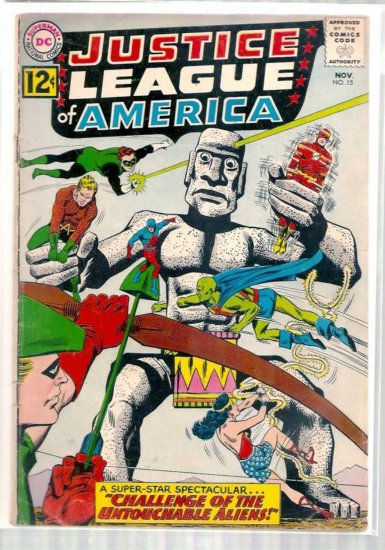 JUSTICE LEAGUE OF AMERICA # 15, 1.0 FR