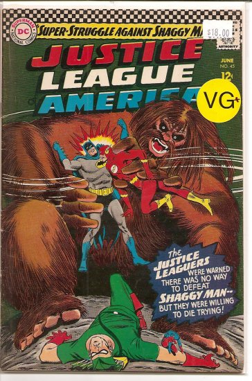 Justice League of America # 45, 4.5 VG +