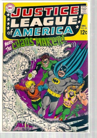 JUSTICE LEAGUE OF AMERICA # 68, 5.0 VG/FN