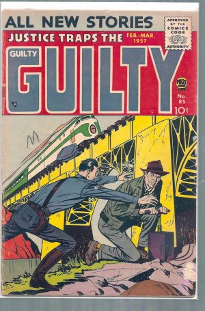 JUSTICE TRAPS THE GUILTY # 85, 3.0 GD/VG 