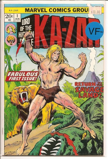 Ka-Zar # 1, 7.5 VF -