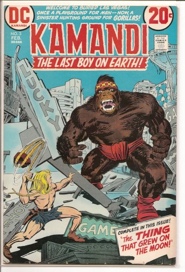 Kamandi, The Last Boy On Earth # 3, 6.5 FN +