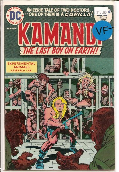 Kamandi, The Last Boy On Earth # 16, 7.5 VF -