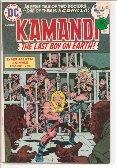Kamandi, The Last Boy On Earth # 16, 6.0 FN