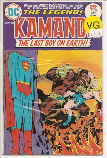 Kamandi, The Last Boy On Earth # 29, 4.0 VG
