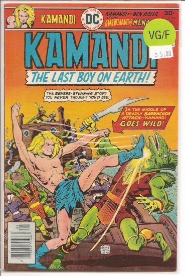 Kamandi, The Last Boy On Earth # 44, 5.0 VG/FN 