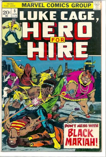 LUKE CAGE, HERO FOR HIRE # 5, 6.5 FN +