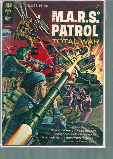 M.A.R.S. PATROL # 3, 4.0 VG