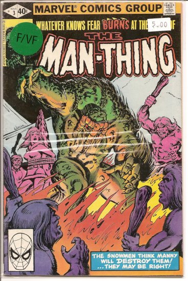 Man-Thing # 3, 7.0 FN/VF