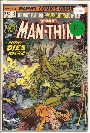 Man-Thing # 10, 6.5 FN + 