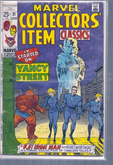 MARVEL COLLECTORS' ITEM CLASSICS # 21, 3.5 VG -