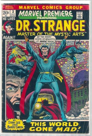 MARVEL PREMIERE # 3, 2.5 GD + 