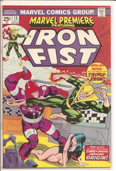Marvel Premiere # 18, 7.5 VF -