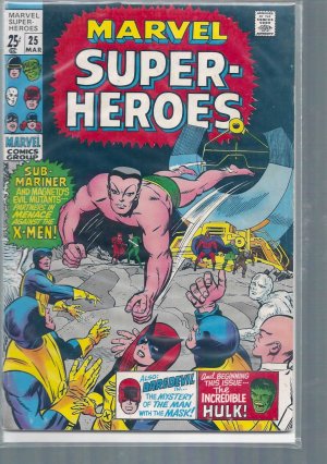 MARVEL SUPER-HEROES # 25, 4.5 VG + 
