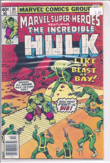 Marvel Super-Heroes # 84, 9.0 VF/NM