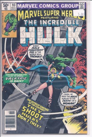 Marvel Super-Heroes # 93, 9.0 VF/NM 