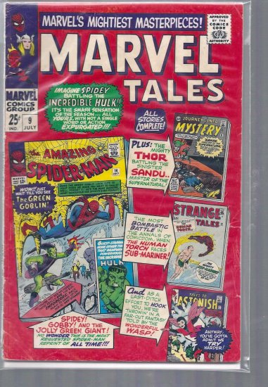 MARVEL TALES # 9, 3.0 GD/VG