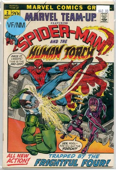 Marvel Team-Up # 2, 9.0 VF/NM