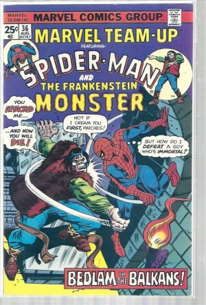 MARVEL TEAM-UP # 36, 4.5 VG + 