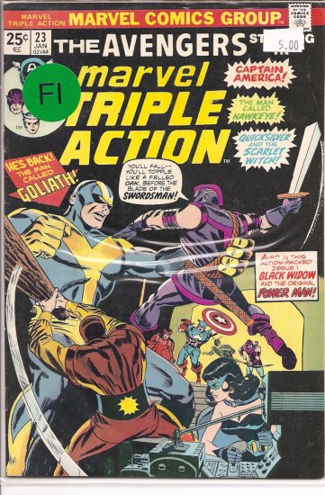 Marvel Triple Action # 23, 6.0 FN
