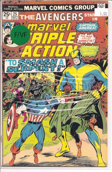 Marvel Triple Action # 25, 7.0 FN/VF