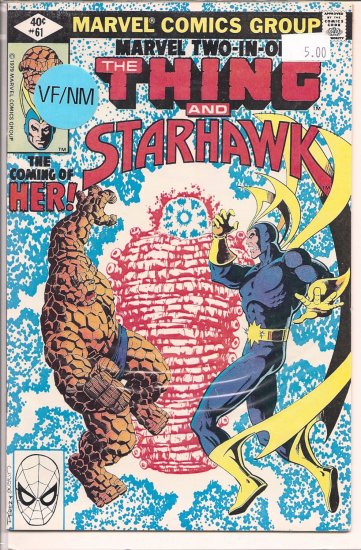 Marvel Two-in-One # 61, 9.0 VF/NM