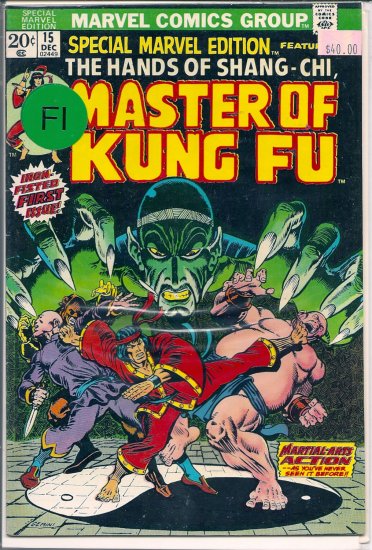 Master of Kung Fu # 15, 6.0 FN
