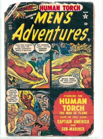 MEN'S ADVENTURES # 28, 0.5 PR