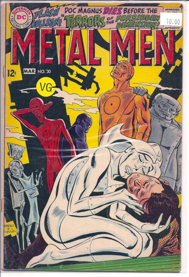 Metal Men # 30, 3.5 VG -