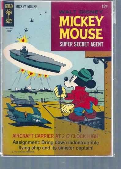 MICKEY MOUSE # 108, 4.5 VG +