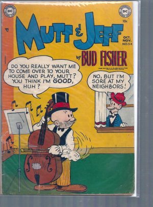 MUTT AND JEFF # 54, 2.5 GD + 