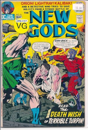 New Gods # 8, 4.0 VG 