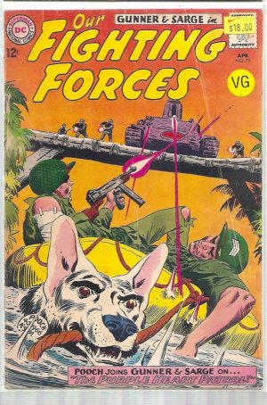 OUR FIGHTING FORCES # 75, 4.0 VG 