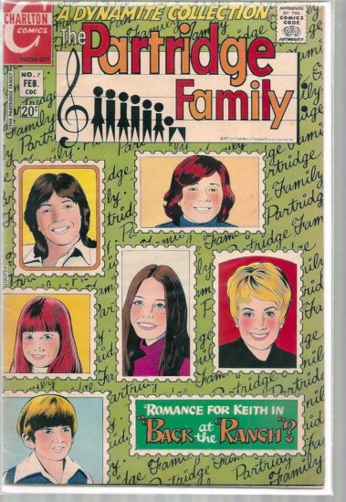 PARTRIDGE FAMILY # 7, 4.5 VG +
