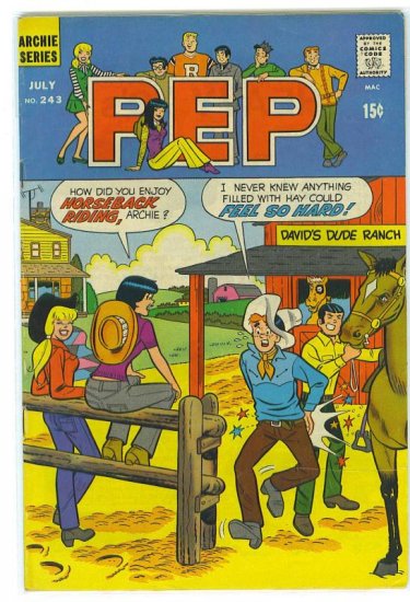 Pep Comics # 243, 4.5 VG +