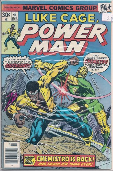 Power Man # 36, 6.5 FN +
