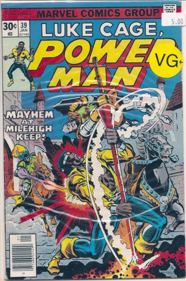 Power Man # 39, 4.5 VG +